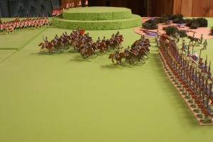 Hussars charge the Stollenian flank