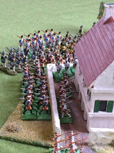 Regiment von Eintopf defend Felix's Farm against a massive assault