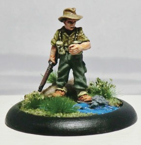 World War II Australian Infantryman Combat Stress Commemorative Miniature