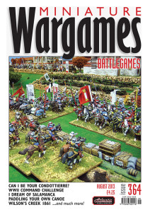 Miniature Wargames with Battlegames issue 364 front cover