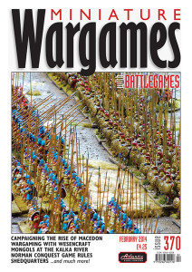 Miniature Wargames with Battlegames issue 370 front cover