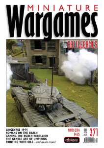 Miniature Wargames with Battlegames issue 371 front cover