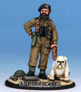 Commander Colin Douglas Maud, DSO, DSC, sculpted by Michael Perry and painted by Kevin Dallimore