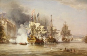 A sea battle