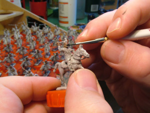 Painting Persian cavalry