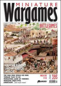 Miniature Wargames with Battlegames issue 395 front cover