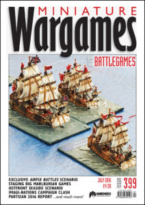 Miniature Wargames with battlegames issue 399 front cover