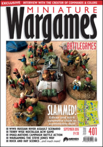 Miniature Wargames with Battlegames issue 401 cover