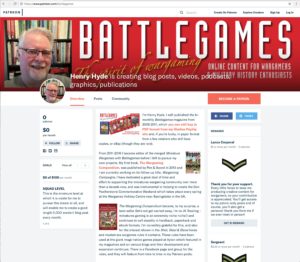 The Battlegames Patreon Page