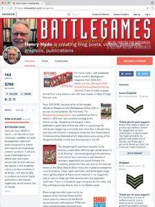 The Battlegames patreon website, sustained and driven by the sense of community.