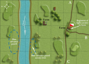 The map for the Pontoon teaser that featured in Battlegames issue 1 and then again in the Table Top Teasers Special.