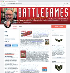 The Battlegames patreon site