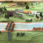 The situation towards dusk from the Borg side. There are a lot of troops still to arrive, but it's now clear that any further advance beyond the farm is going to take careful thought now that the Grenouissians have plugged the gaps and more of their reinforcements have yet to arrive too.