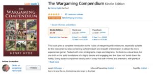 The Wargaming Compendium at No.1 on Amazon.co.uk