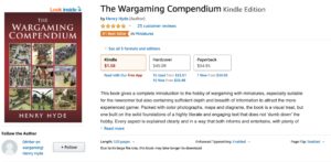 The Wargaming Compendium at No.1 on Amazon.co.uk