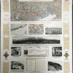 Public exhibition of The Battle of Vittorio Veneto for WWI Armistice in Vittorio Veneto, Italy. Pages from Edizioni del Risorgimento by Guido Tabet.