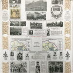 Public exhibition of The Battle of Vittorio Veneto for WWI Armistice in Vittorio Veneto, Italy. Pages from Edizioni del Risorgimento by Guido Tabet.