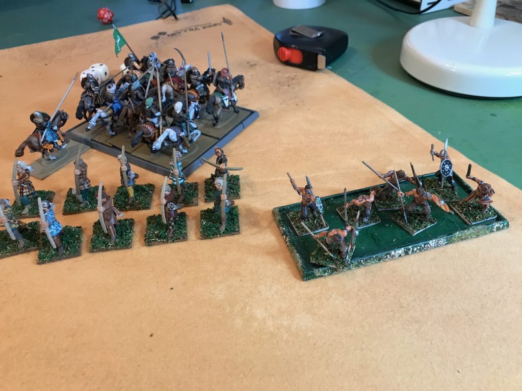 Tartanos cavalry flees