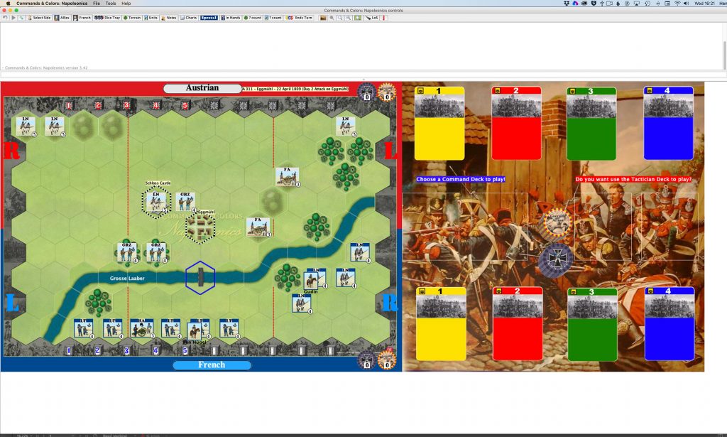 Vassal Commands & Colors Napoleonics screen