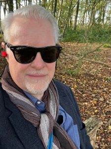 Henry Hyde walking in Stanmer Woods